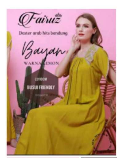 DASTER RENDA ARAB FAIRUZ BAYAN / DASTER ARAB / DASTER RAYON / DASTER BUSUI / DASTER MURAH / LIME