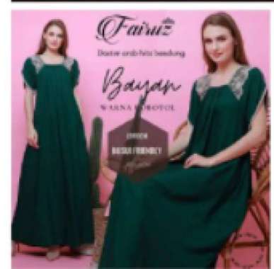 DASTER RENDA ARAB FAIRUZ BAYAN / DASTER ARAB / DASTER RAYON / DASTER BUSUI / DASTER MURAH / HIJAU