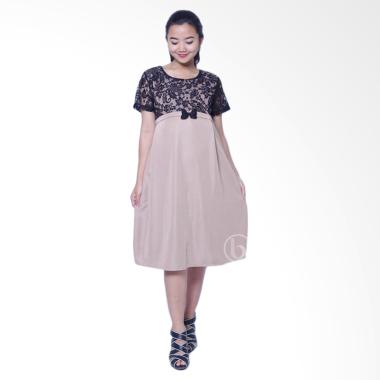 Mama Hamil DRO 795 Brokat Jenifer M ... ss Hamil Menyusui - Cream