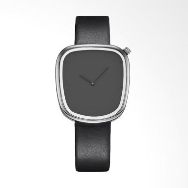 SINOBI SNB9705A-A Brand Simple Styl ... ther Ladies Watch - Black