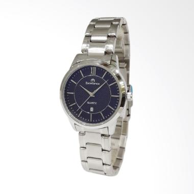 Excellence 8302LSSBK Stainless Stee ... am Tangan Wanita - Silver