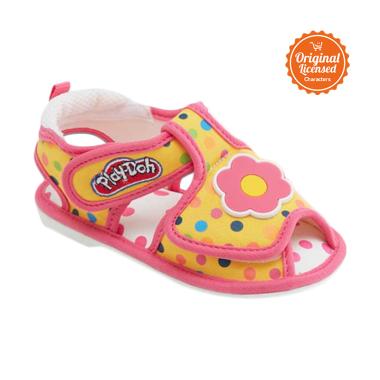 Playdoh Baby Flip Flop Prewalker Style 2 Sepatu Sandal Anak - Yellow