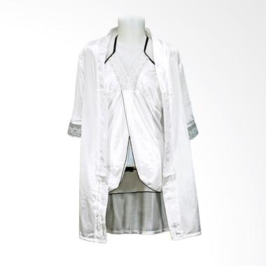 Deoclaus TLH For Bridal Shower Fash ... ngerie Baju Tidur - White