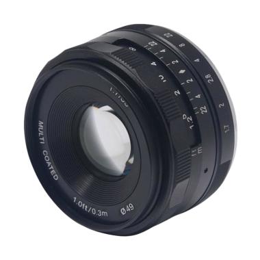Meike 35mm F1.7 APS-C Lensa Kamera for Fujifilm