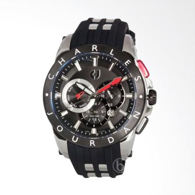 Charles Jourdan Chronograph Original Jam Tangan Pria - Black [CJ1034-1332M] Black