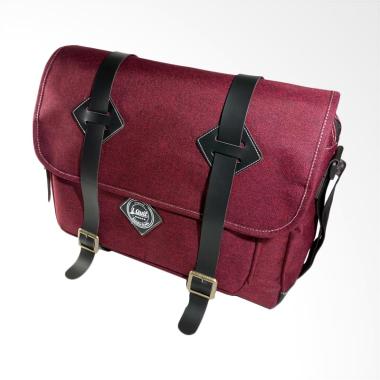 I Quit Vintage Messenger Bag Tas Selempang Pria - Maroon