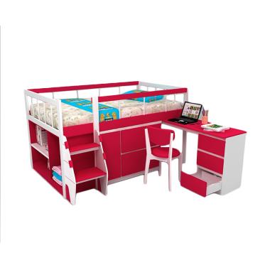 Funkids Austin 01-120 TD Tempat Tidur Anak - Magenta