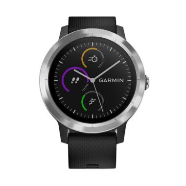 Garmin Vivo Active 3 Smartwatch - Black with Stainless