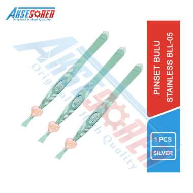Alat Pencabut Bulu [BBL-05] / Pinset Cabut Bulu Rambut [Ujung Pinset Miring] Perak