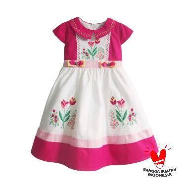 REVERA RE37 Dress Anak - Fuschia