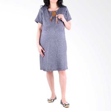 HMILL 1398 Baju Dress Hamil - Abu