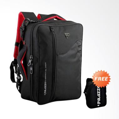 Palazzo 3in1 Tas Ransel Laptop + Free Rain Cover [34685]