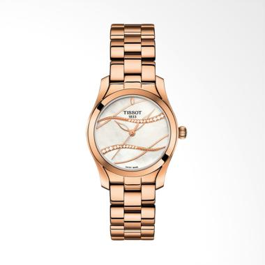 TISSOT T112.210.33.111.00 T Wave Stainless Steel Jam Tangan Wanita - Rose Gold