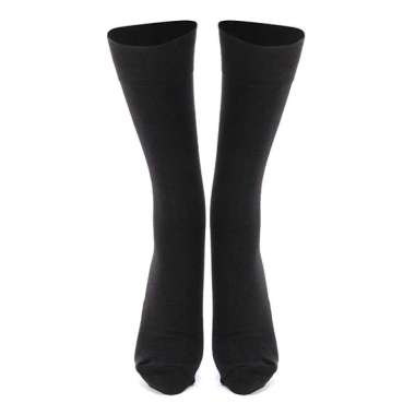 Hamlin Seish Kaos Kaki Panjang Pria Wanita Pliable Stocking Footwear Material Cotton ORIGINAL -Black