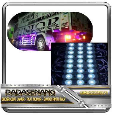 Lampu LED Kolong 24 Volt/Lampu LED Kolong Truck, Bus/LED Kolong 3 Mata Putih
