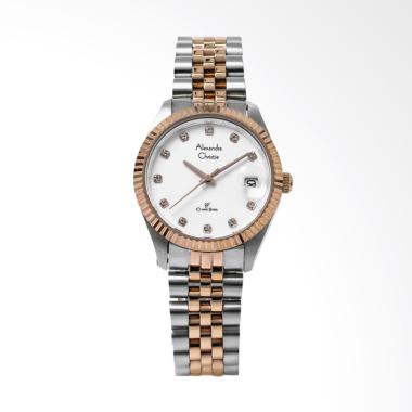 Alexandre Christie AC 5006 LD BTRSL Jam Tangan Wanita - Silver Gold