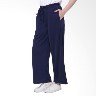 LEMONE KLE100016 Celana Kulot Wanita - Biru Dongker