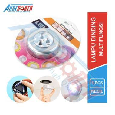 Lampu Dinding Atap Kamar LED Tempel Aksesoren [3 Watt] / Stick Touch Lamp Emergency Lemari Mobil Put