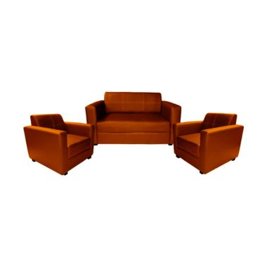 FCENTER Sofa 211 Dahlia COKLAT - PULAU JAWA*)