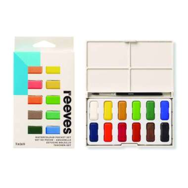 REEVES WATER COLOR POCKET SET 12 Multicolor