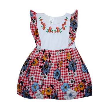 MacBee Beauty Camelia Baju Dress Anak - Red