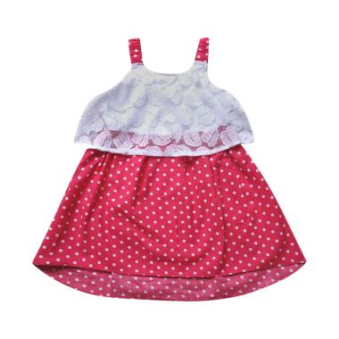 MacBear Kids Flower Polka Cute Baju Anak Dress