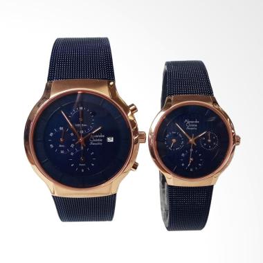 Alexandre Christie AC6245MC/BF Tran ... an Couple - Blue Rosegold
