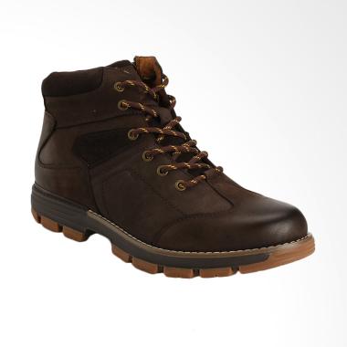 Jim Joker Salt 1BA Sepatu Boots Casual Pria - Coffee
