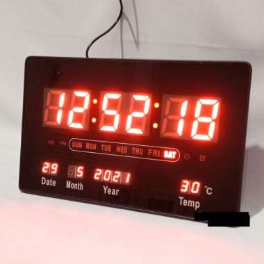 Jam Digital Alarm Led Jam Digital Led Dinding Meja