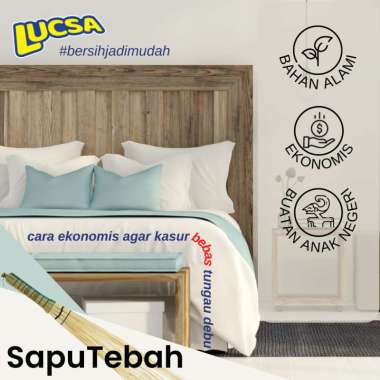Lucsa Sapu Tebah - Sapu Lidi Mattress Broom kuning gading