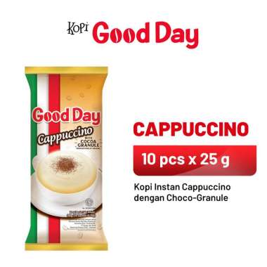 Promo Harga Good Day Cappuccino per 10 sachet 25 gr - Blibli