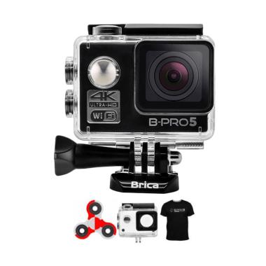 Brica B-PRO 5 Alpha Edition 1 AE1 4K Action Cam - Hitam + Spinindo