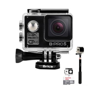 Brica B-PRO 5 Alpha Edition 1 AE1 4K Combo Supreme Action Cam - Hitam