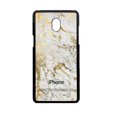 Acc Hp Gold Marble On White Apple Z ... amsung Galaxy J7 Pro 2017