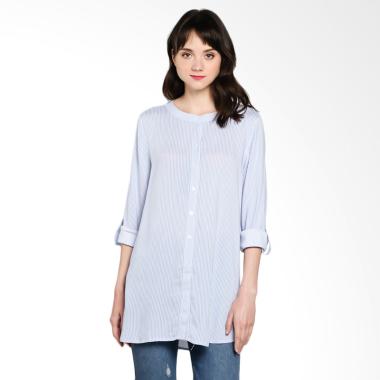 Rodeo Motif 218.0102 Blouse Shirt - Blue