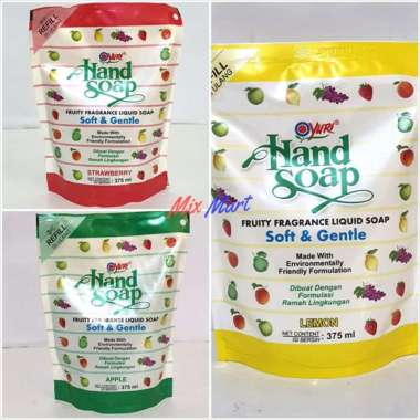 Yuri Handwash Refill 375 ml / Sabun cuci tangan Apel