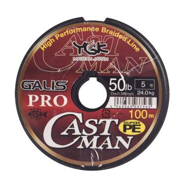 Senar PE YGK Galis Pro Castman 100M Size 5 Ukuran 50Lbs
