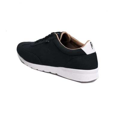 black plain sneakers