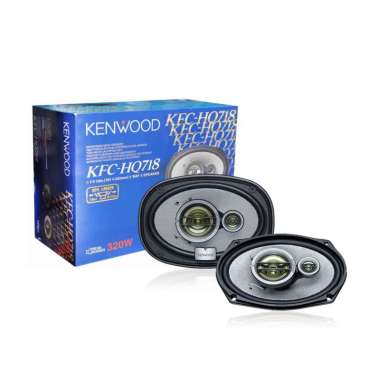 Kenwood KFC-HQ718 3-Way Oval Speaker 7x10 Legendary HQR Series Set hitam