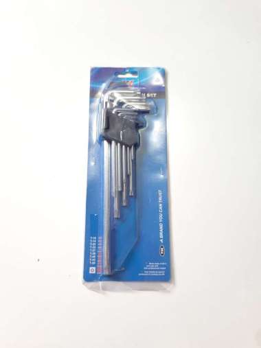 Kunci L Bintang / Kunci L Set Panjang Pendek 9 Piece TORKS SEt (B232)