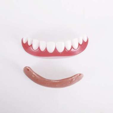 Gigi Tiruan Bagian Bawah,Gigi Palsu Instan Perfect Smile Veneer