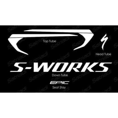 Stiker Frame Sepeda Sticker Custom Specialized Sworks Epic bisa custom road downhill MTB