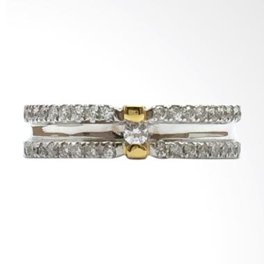 Pentacles FC01863 Wedding Ring White Gold with Diamond