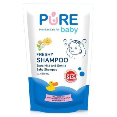 harga Pure Baby Shampoo | Shampo bayi Wangi | Shampo Anak Freshy Refill 450ml Blibli.com