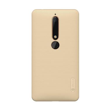 Nillkin Super Frosted Shield Hardcase Casing for Nokia 6.1 / Nokia 6 2018 - Gold Gold