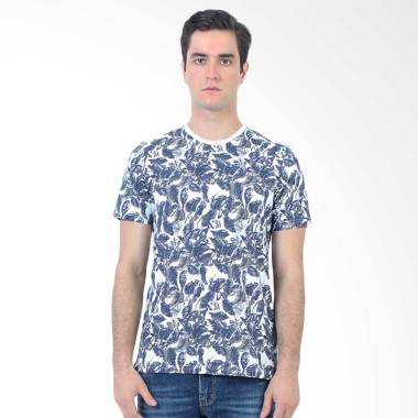 Manzone Slim Fit T-Shirt Pria - Luge Navy