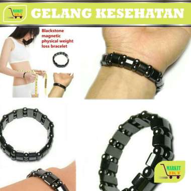 GELANG KESEHATAN - ALAT TERAPI - GELANG TERAPI - HEMATITE BIO MAGNETIK