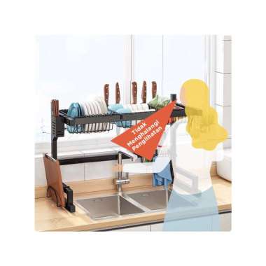 Goto Kora Rak Piring Bumbu Dapur Kitchen Rack Portable Minimalis 85cm