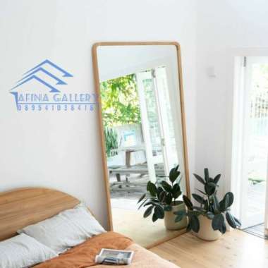 Cermin Berdiri Badan Standing Mirror Full Body 180x100