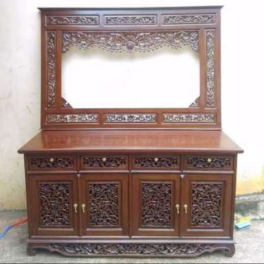 Meja Rias Palembang/ Bisa COD/jati mebel/ furniture Jepara Brown